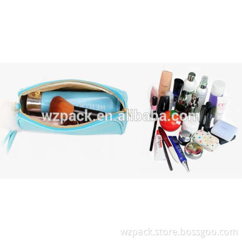 SS16 Hot Selling WZ-10009 Fashional Hot Selling PU Cosmetic Bag with Zipper